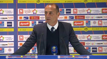 Michel Der Zakarian après MHSC 3-0 LOSC