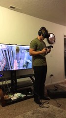 My buddy tried VR for the first time last night. I ended up with a broken TV