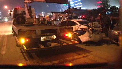 Basın Ekspres Yolu'nda Büyük Kaza