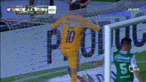 Andre-Pierre Gignac Goal ~  UANL Tigres vs Club Leon 1-0