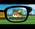 【踏切アニメ】すけて見える不思議なメガネ☆  電車  新幹線 子ども向けアニメ  Crossing Anime for Kids