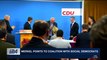 i24NEWS DESK | Merkel points to coalition with social democrats | Saturday, November 25th 2017