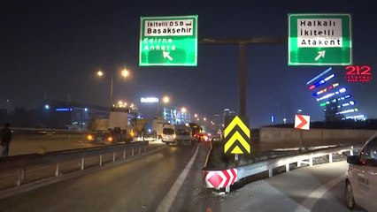 Tem Otoyolu'nda Zincirleme Trafik Kazası: 3 Yaralı