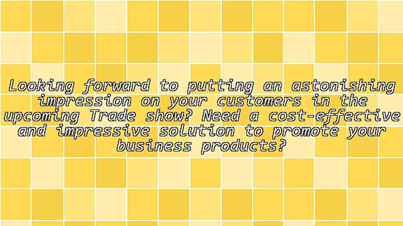 Tension Fabric Displays - A Great Choice for Trade Fairs