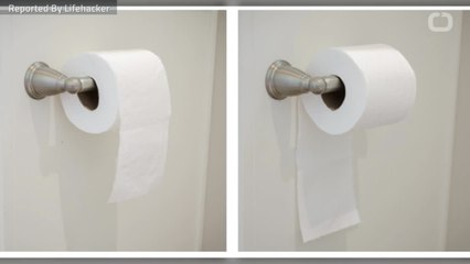 This is The Right Way to Hang Toilet Paper, According to Science