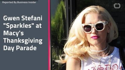 Gwen Stefani "Sparkles" at Macy's Thanksgiving Day Parade