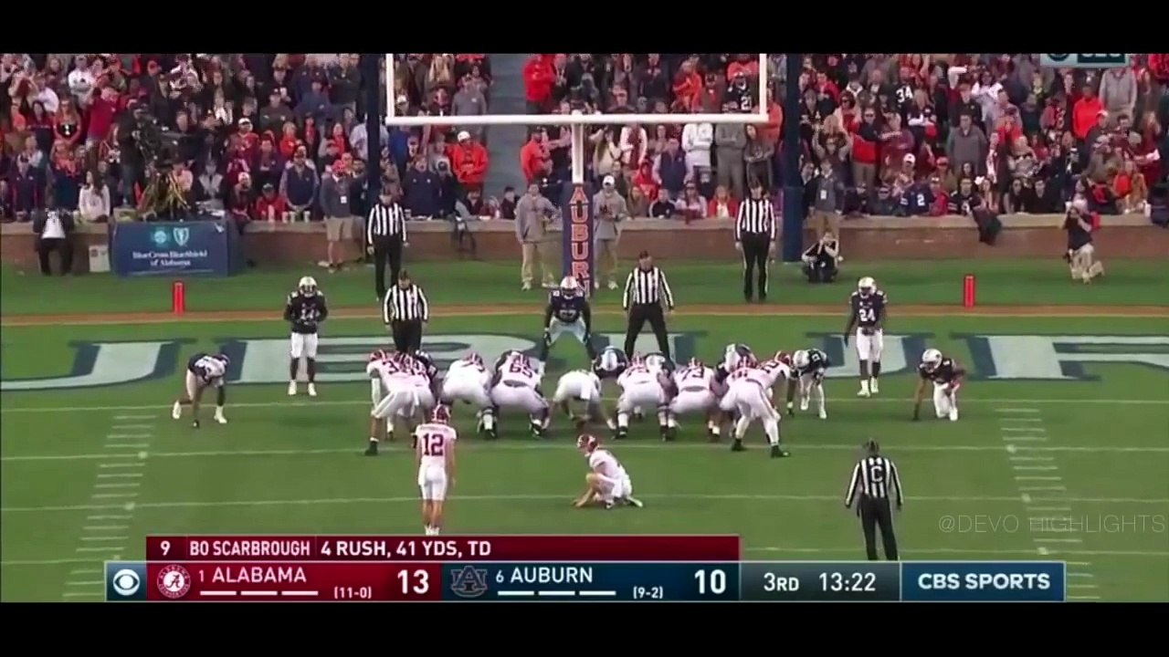 No. 6 Auburn tops No. 1 Alabama 26-14
