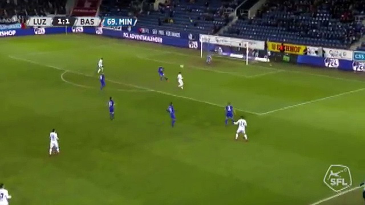 Luzern 1:2 Basel  ( Swiss Super League. 25 November 2017)