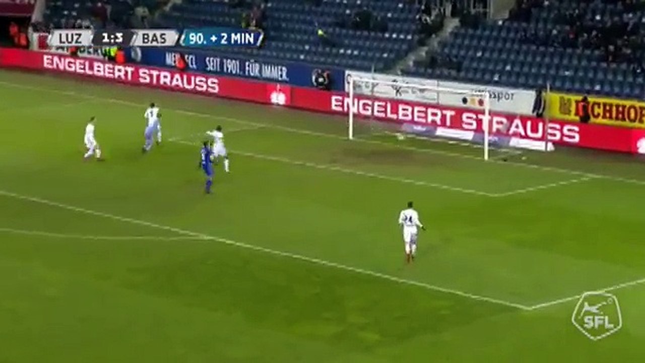 Luzern 1:4 Basel  ( Swiss Super League. 25 November 2017)