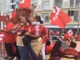 Tongan League Fans March in Auckland After Controversial Semi-Final Loss Against England