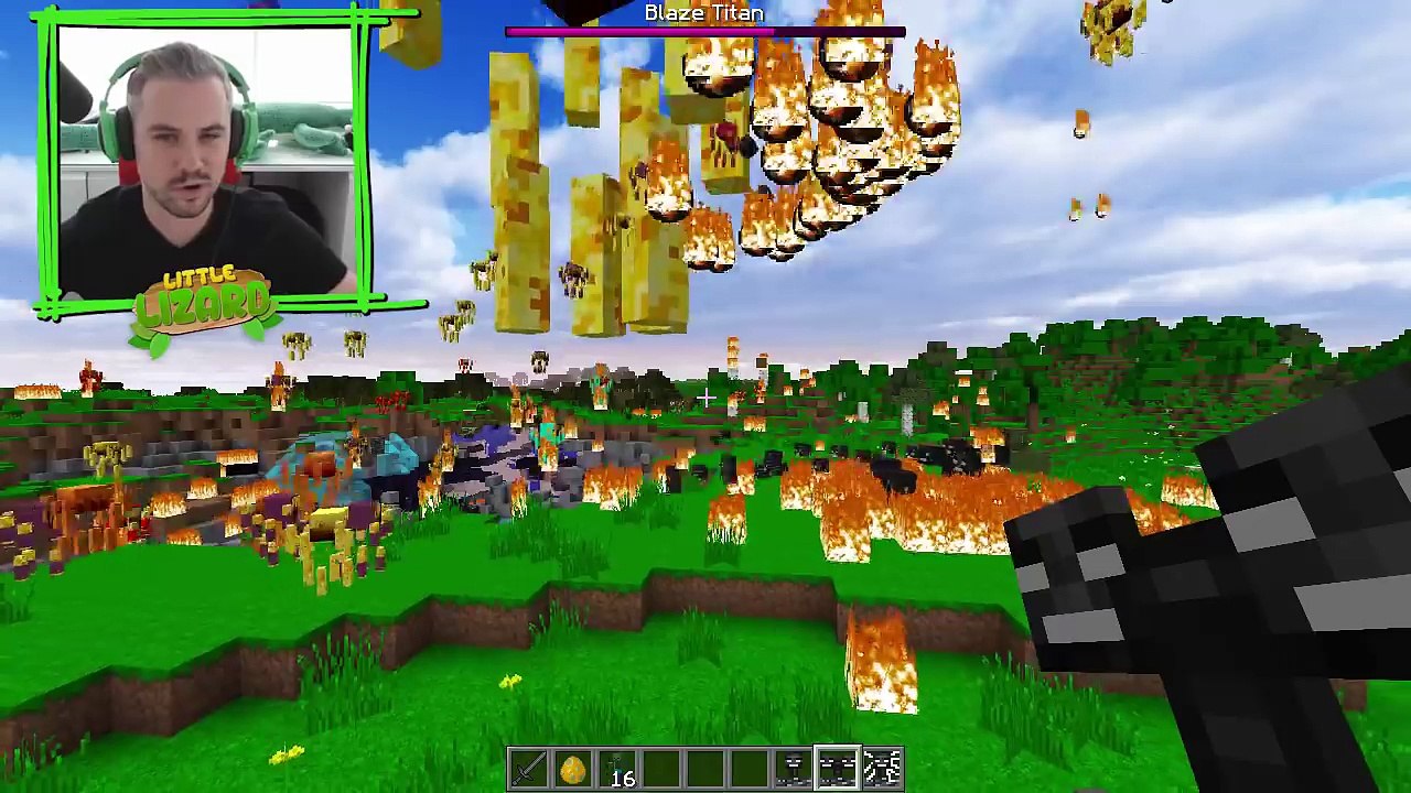 TITANS BIGGEST MOBS IN MINECRAFT CHALLENGE (Titan Vs Titan )