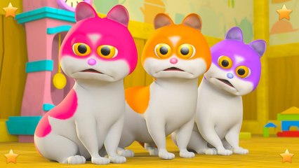 Three Little Kittens Nursery Rhymes Song For Children, Nursery Rhymes