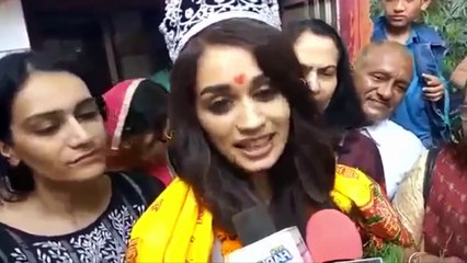 Manushi Chhillar Back in Haryana Medical Student Wins Miss World 2017