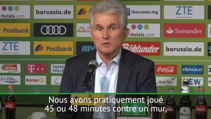 13e j. - Heynckes : "Nous avons joué 45 minutes contre un mur"
