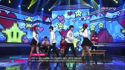 [Simply K-Pop] HEYNE x MINSOO(혜이니 x 민수) _ Love is blind(콩깍지) _ Ep.289 _ 110317