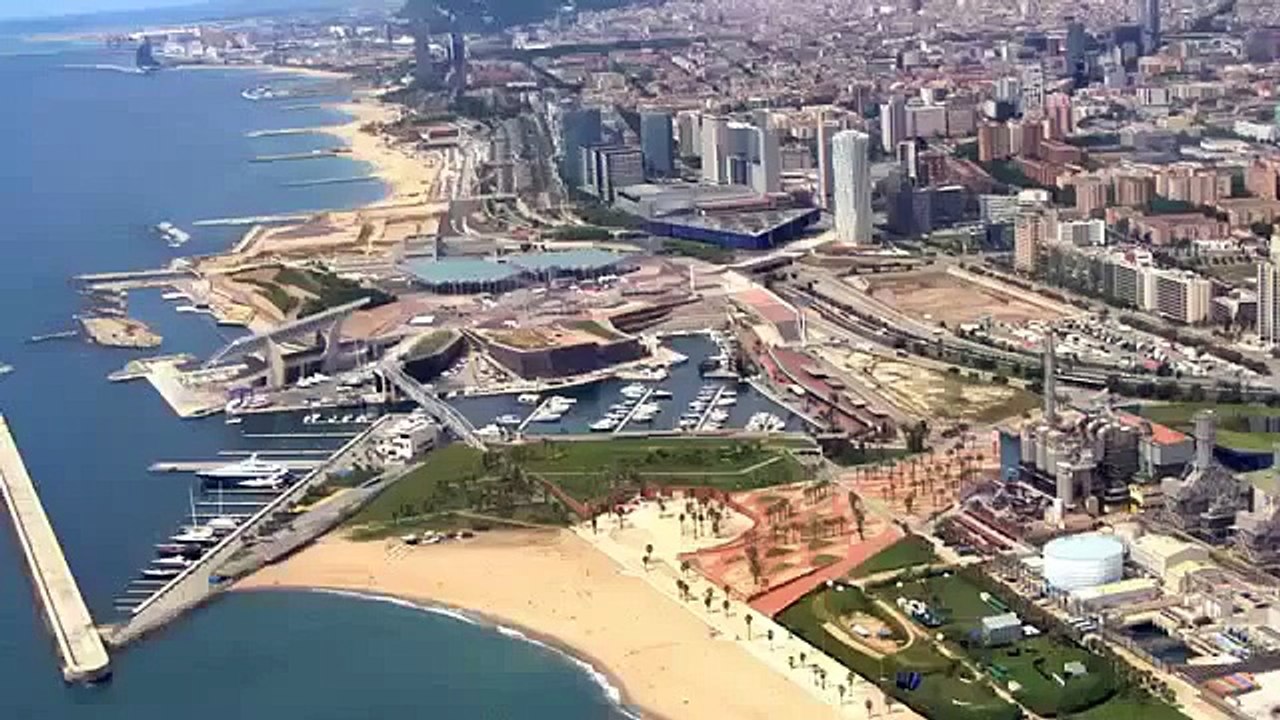 Flight over Barselona