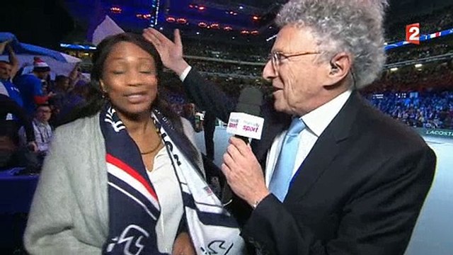 Coupe Davis : La boulette de Laura Flessel devant Nelson Monfort