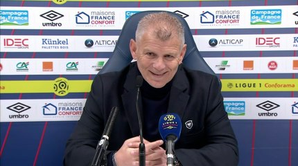 Conférence de presse Patrice Garande après Caen / Bordeaux