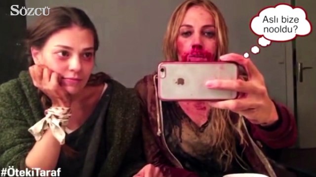 Meryem Uzerli ve Aslı Enver yeni filmlerinin setinden paylaştı