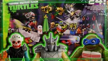 Giant TMNT Teenage Mutant Ninja Turtles Advent Calendar Surprise Toys Christmas Lego Toys opening!