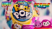 OMG Pikmi Pops Surprise CRAZY scented plush playing with slime and EATING it! ULTRA RARE DOLLOP