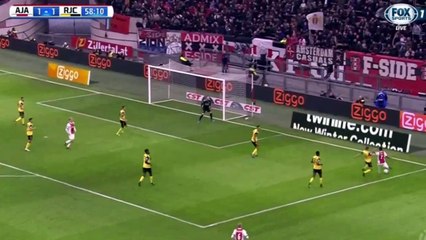 Kasper Dolberg Goal HD - Ajax 2 - 1 Roda - 26.11.2017 (Full Replay)
