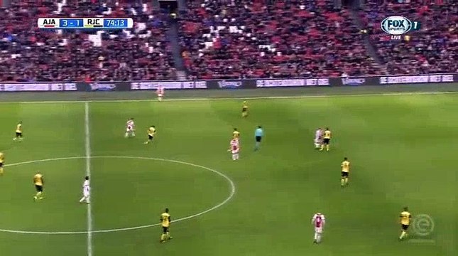 Donny van de Beek Goal HD - Ajax	4-1	Roda 26.11.2017