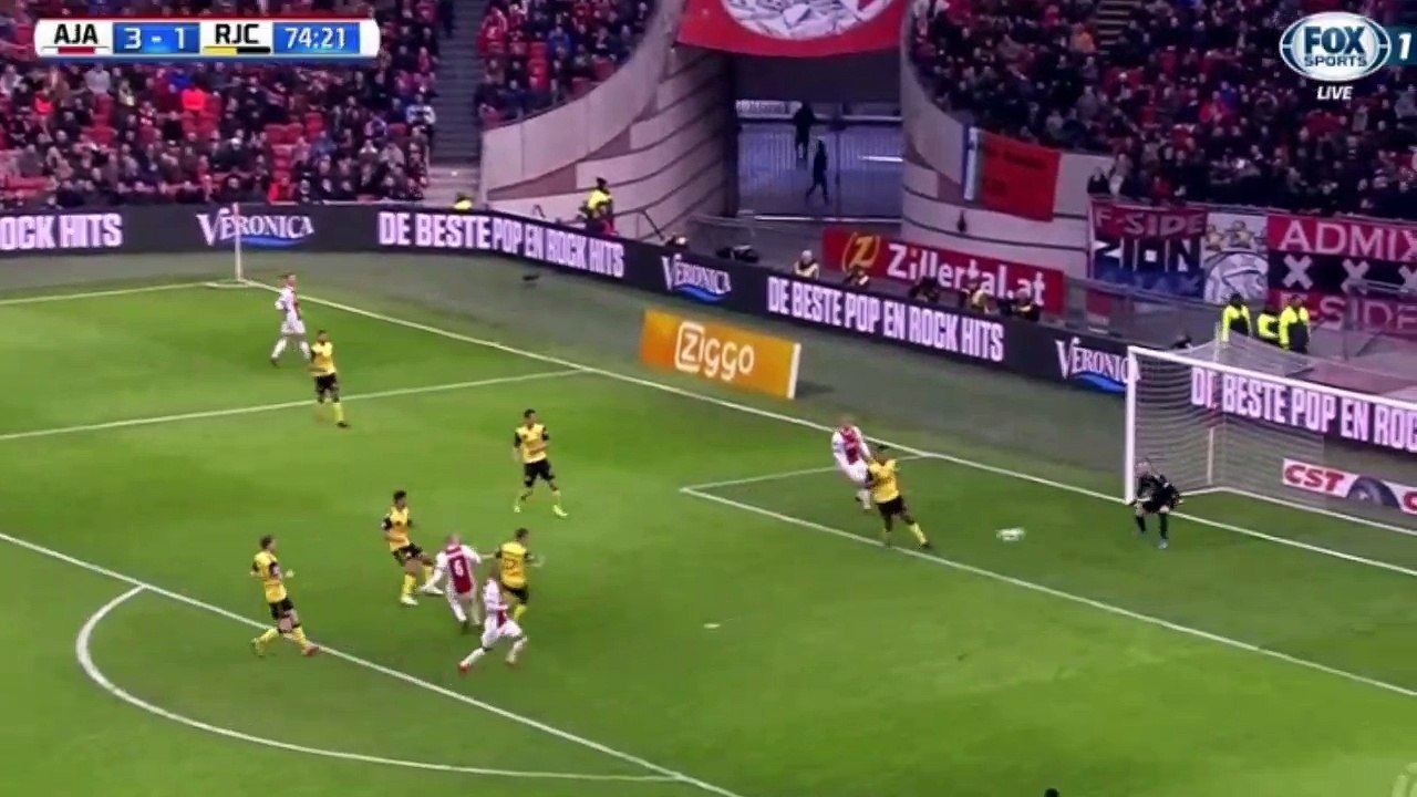 Donny van den Beek Goal HD - Ajax 4 - 1 Roda - 26.11.2017 (Full Replay)