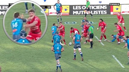 Julien Caminati gifle Vincent Clerc en plein match sans se faire pénaliser