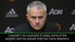 Man United had 'too many attackers' - Mourinho