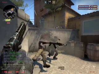 WTF is he doing!? Unbelievable Deagle Ace!