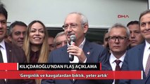 Kılıçdaroğlu: Gerginlik ve kavgalardan bıktık, yeter artık