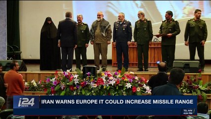 Download Video: i24NEWS DESK | Iran warns Europe that it could increase missile range | Sunday, November 26th 2017