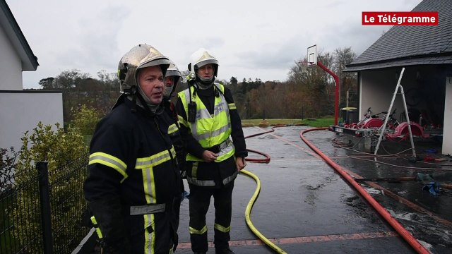La Forêt-Fouesnant (29). Pavillon incendié : la propriétaire blessée