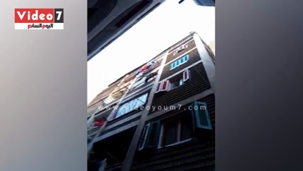 ساكن بعقار آيل للسقوط فى البساتين يطالب المحافظة بالتدخل لتنكيسه