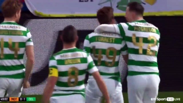 James Forrest Goal HD - Motherwell 0 - 1 Celtic - 26.11.2017 (Full Replay)