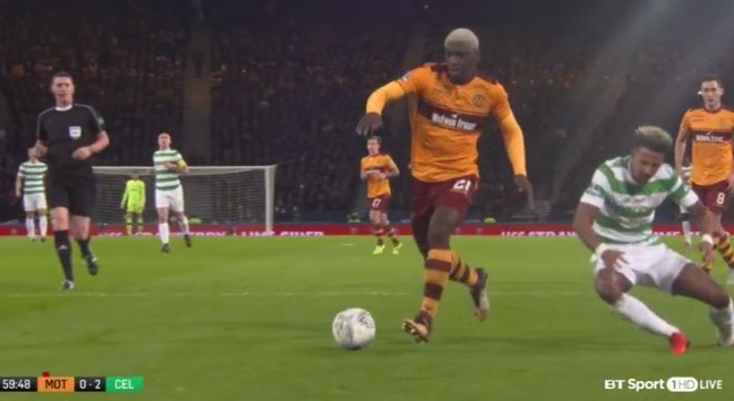 Moussa Dembele penalty Goal HD - Motherwell 0 - 2 Celtic - 26.11.2017 (Full Replay)