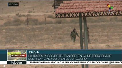 Rusia alerta de concentración de terroristas al sur de Siria
