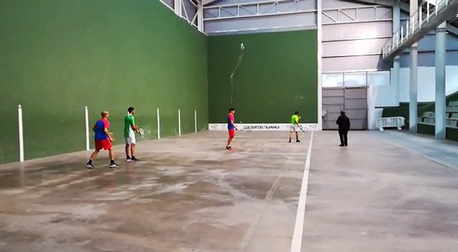 Frontenis honor Talamanca vs Rivas 1ª partida casi ultimos tantos set 1 de la 1ª partida