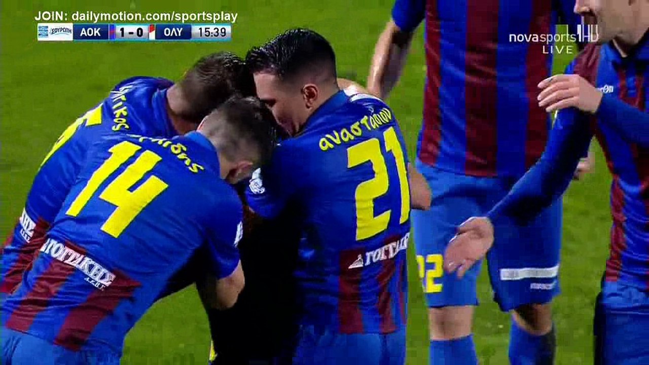 Christos Gromitsaris Goal HD - Kerkyra 1 - 0 Olympiakos Piraeus - 26.11.2017 (Full Replay)