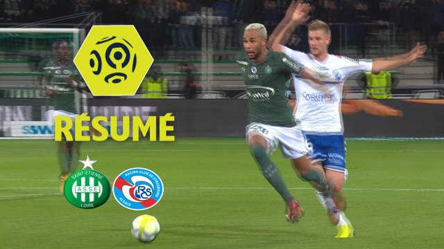 AS Saint-Etienne - RC Strasbourg Alsace (2-2) - Résumé - (ASSE-RCSA) / 2017-18