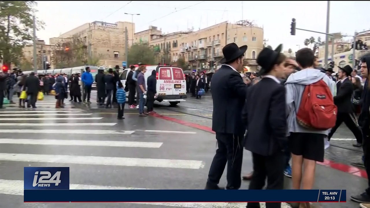 Jérusalem: les ultra-orthodoxes manifestent contre le service militaire obligatoire