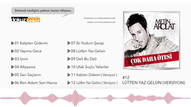 Metin Arolat - Lütfen Yaz Gelsin (Versiyon) (Official Audio)