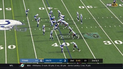 Rashaan Melvin dives for an INT inches from the ground