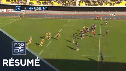 PRO D2 - Résumé Mont de Marsan-Bayonne: 68-15 - J13 - Saison 2017/2018