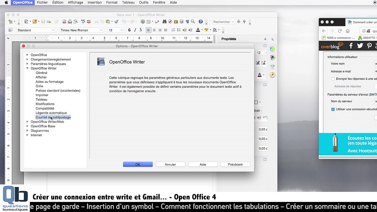 Créer un emailing avec write sous openoffice : partie 1 - les ...