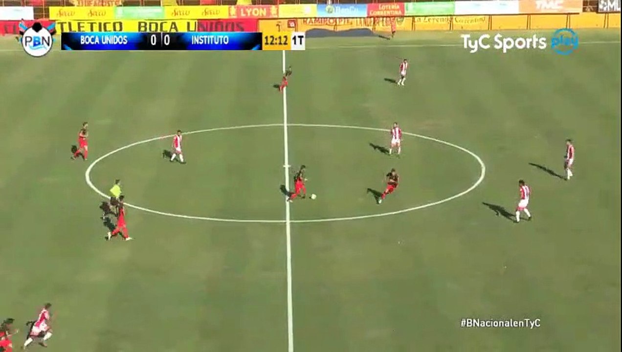 1-0 Mario Bolatti Goal Argentina  Nacional B - 26.11.2017 Boca Unidos 1-0 Instituto Córdoba