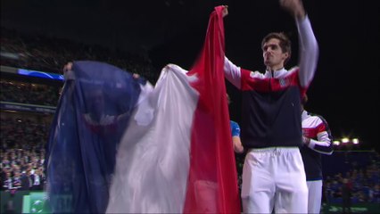 Descargar video: Coupe Davis, #FRABEL : le résumé de Pouille - Darcis