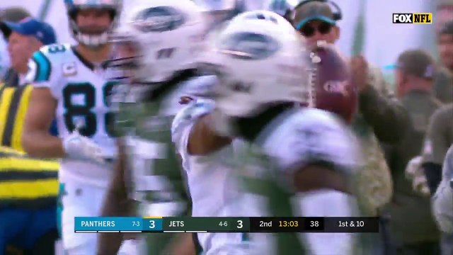 Kaelin Clay's Sick Reverse Sets Up Cam Newton's Bootleg TD Run! | Panthers vs. Jets | NFL Wk 12