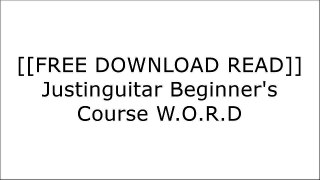 [rHkZ6.[Free Download]] Justinguitar Beginner's Course by Justin Sandercoe P.D.F